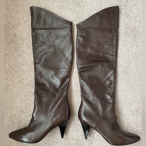 40% OFF BELLE BY SIGERSON MORRISON Over the Knee Brown Boots 10 - Picture 1 of 1